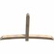 Ekena Millwork Bellingham Rough Sawn Timber Gable Bracket, Douglas Fir, 72"W x 45"H x 4"D x 4"F, 15/12 Pitch GBW072X45X0404BEL00RDF - alternate 3